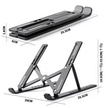 Soporte Plegable Ajustable para Notebook – Base Ergonómica Portátil